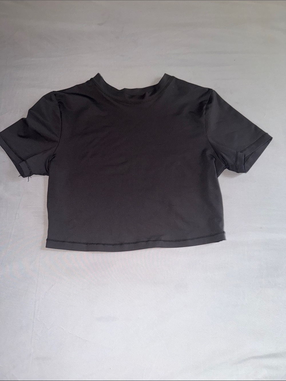 SKIMS RECYCLED SWIM SHIRT SMALL ONYX